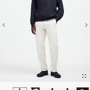 Relaxed Straight Workwear Pants madewell